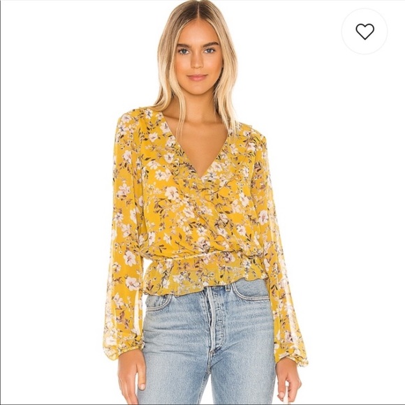 Show Me Your MuMu Tops - Show Me Your Mumu Yellow Floral Brewster Boho Top